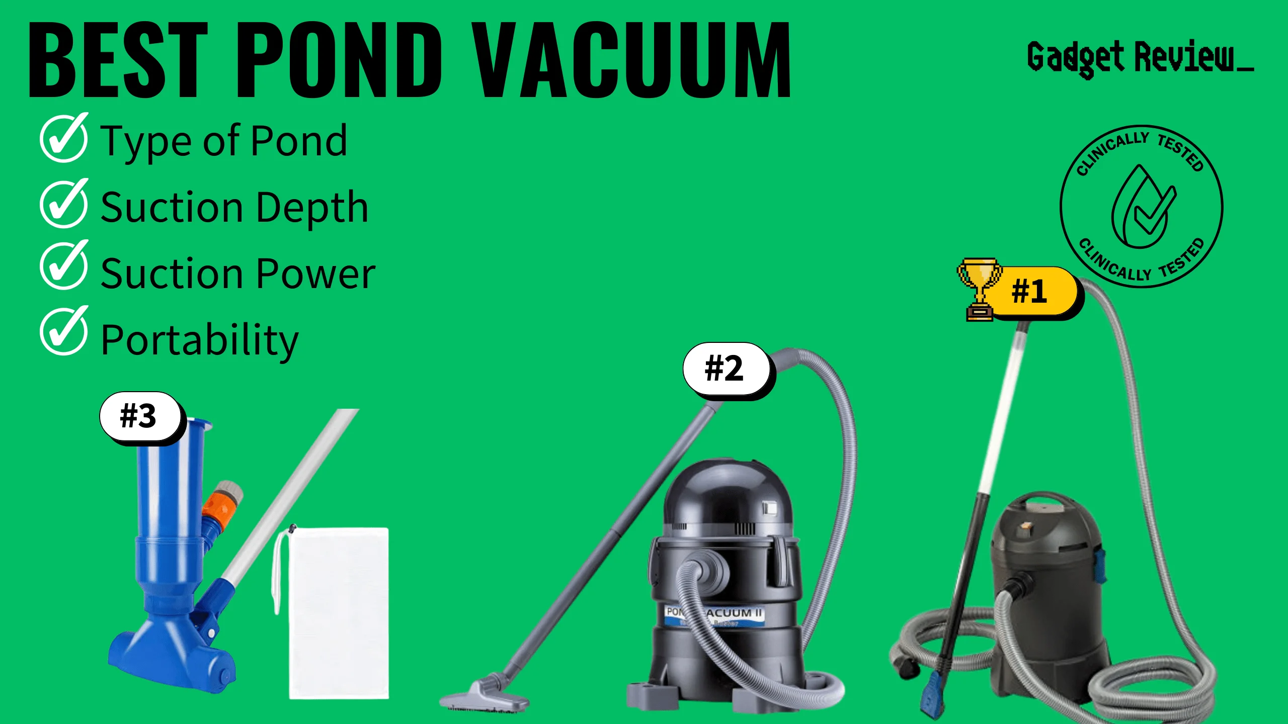 Best Pond Vacuums