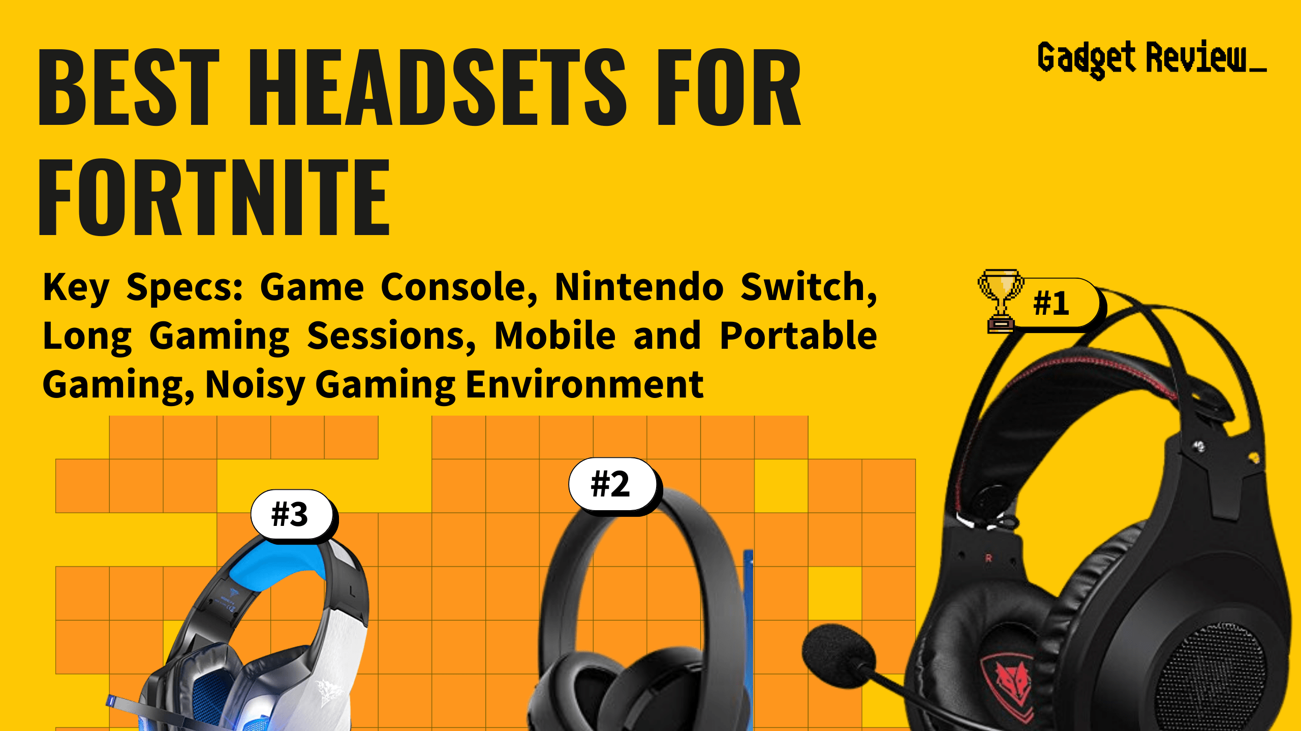 best headset for fortnite featured image that shows the top three best gaming headset models