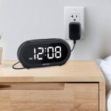 USCCE Alarm Clock Brightness Sounds Review