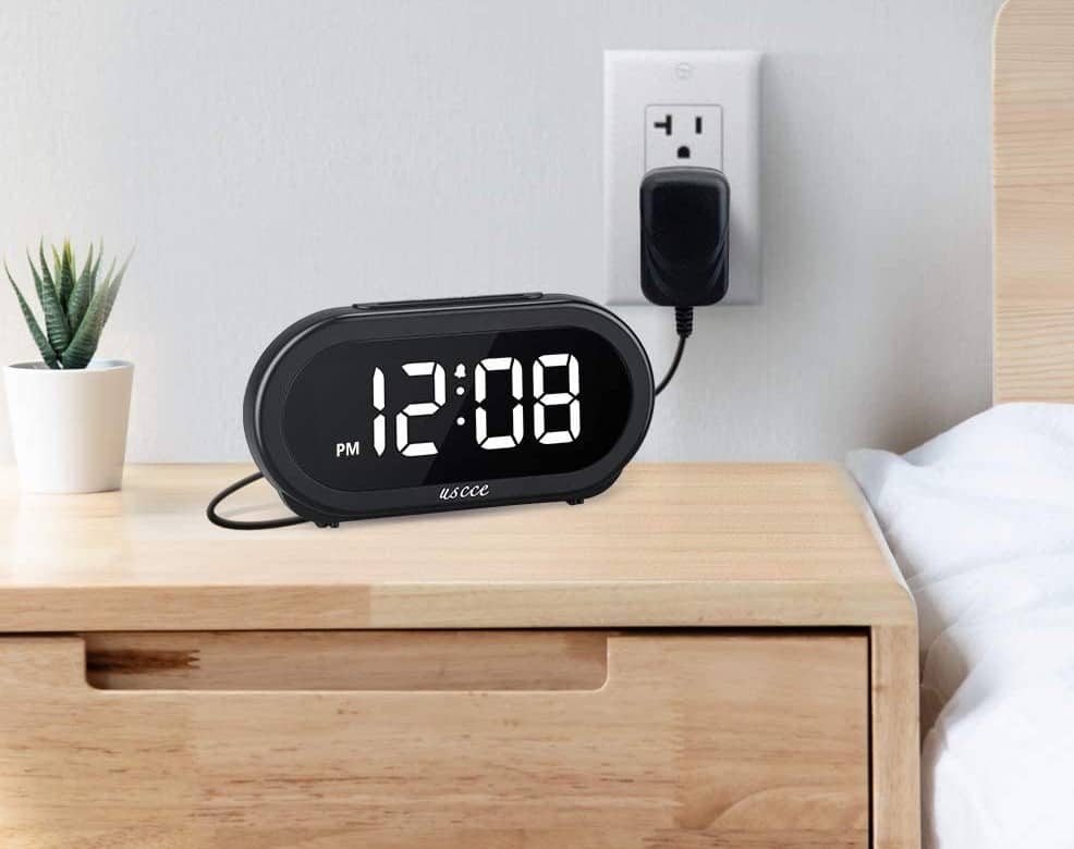 USCCE Alarm Clock Brightness Sounds Review Gadget Review