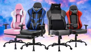 VON RACER Massage Reclining Gaming Chair,Ergonomic High-Back Racing Office Chair 