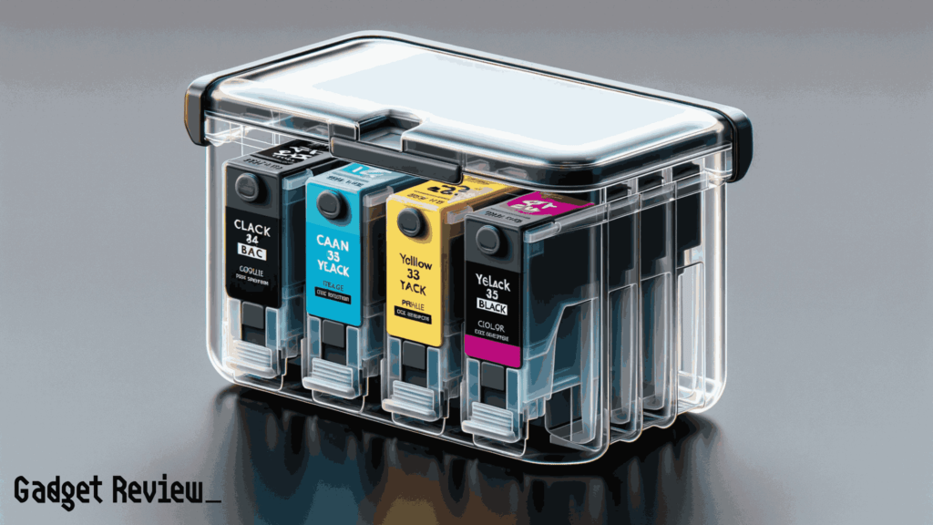 printer cartridges in a package