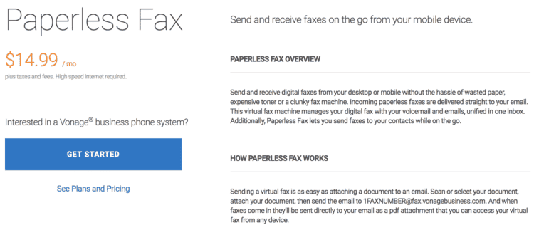 Paperless VoIP Fax
