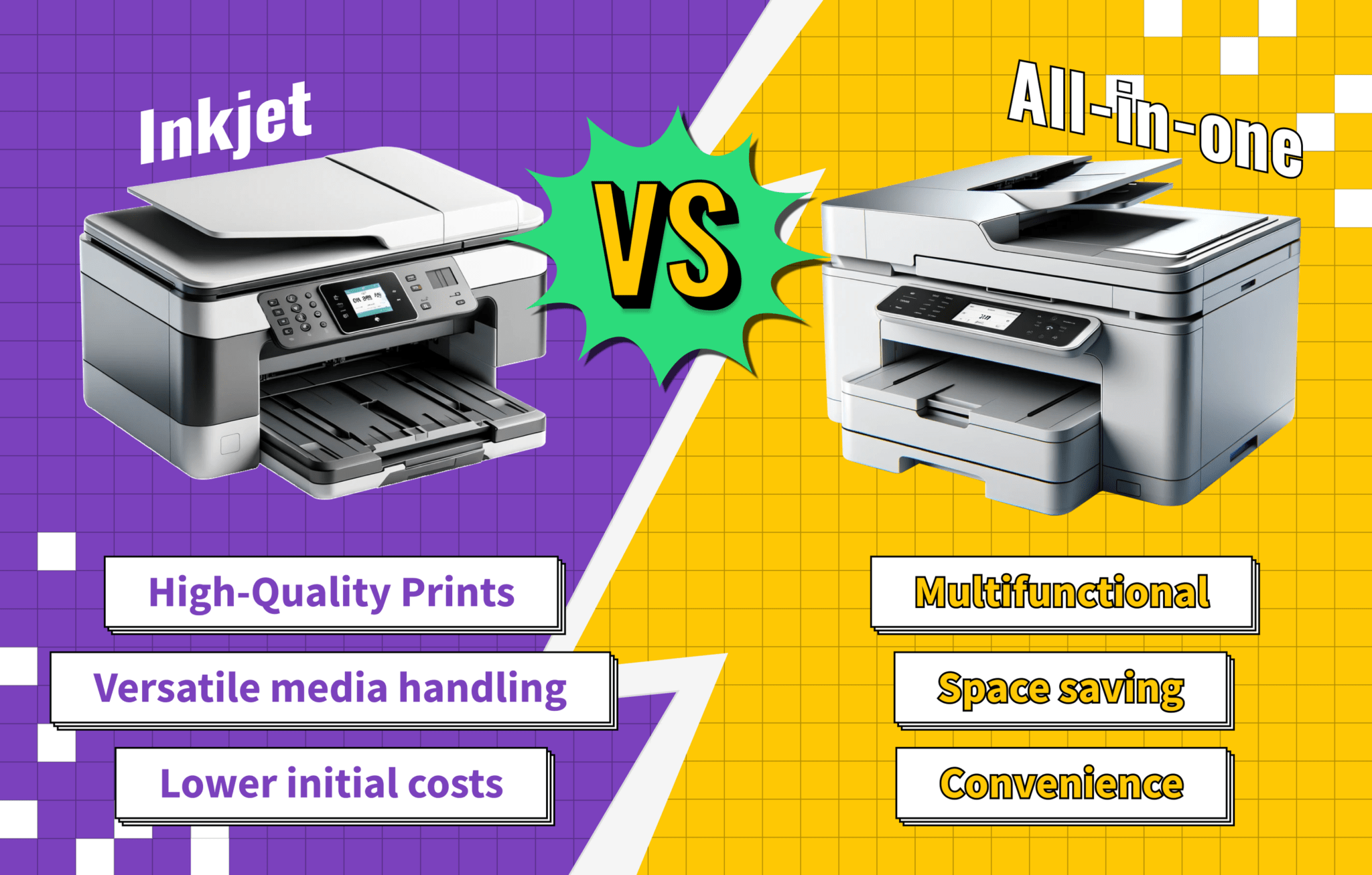 Inkjet Vs. All In One Printer What's The Difference?