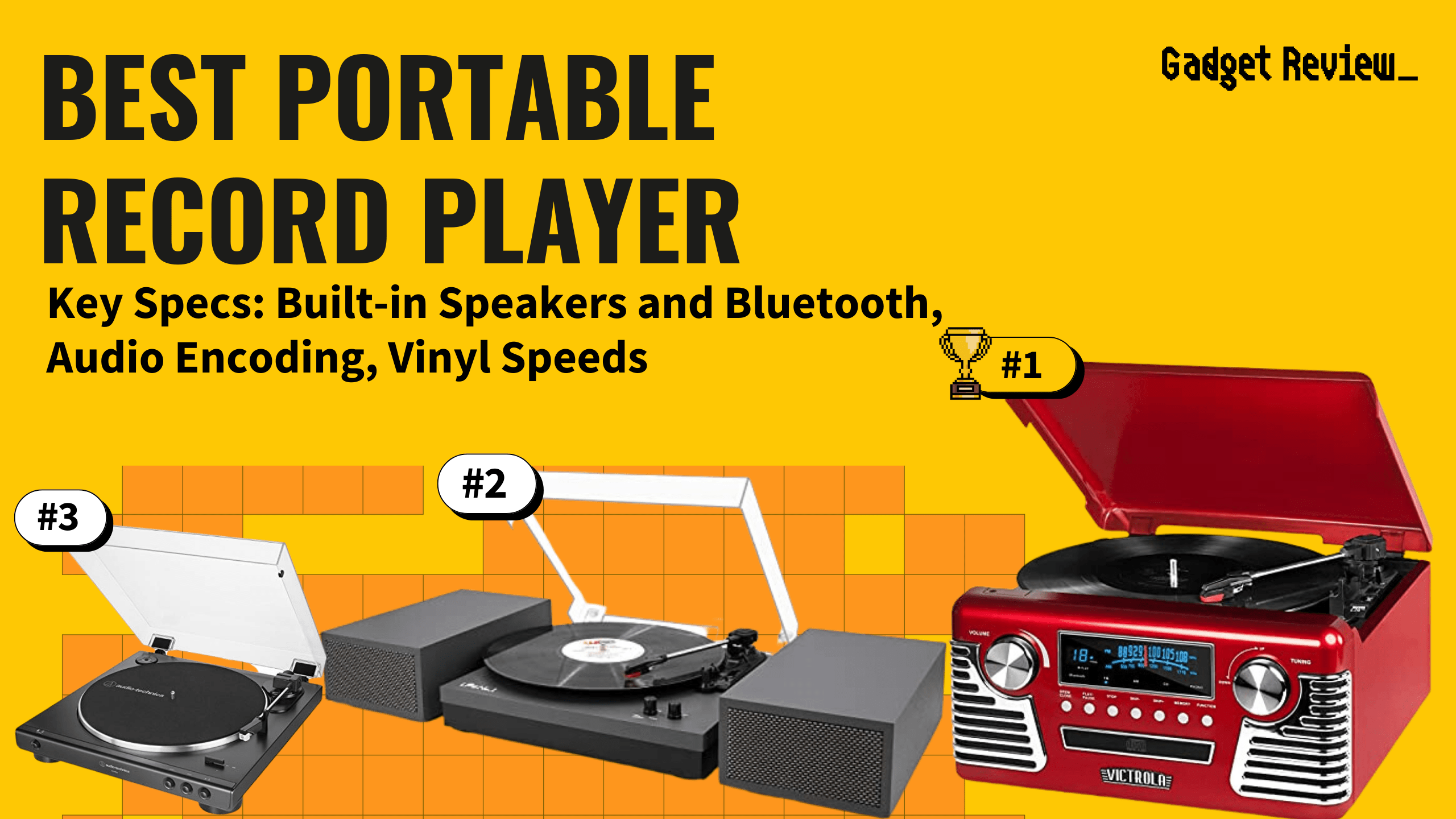 7 Best Portable Record Players