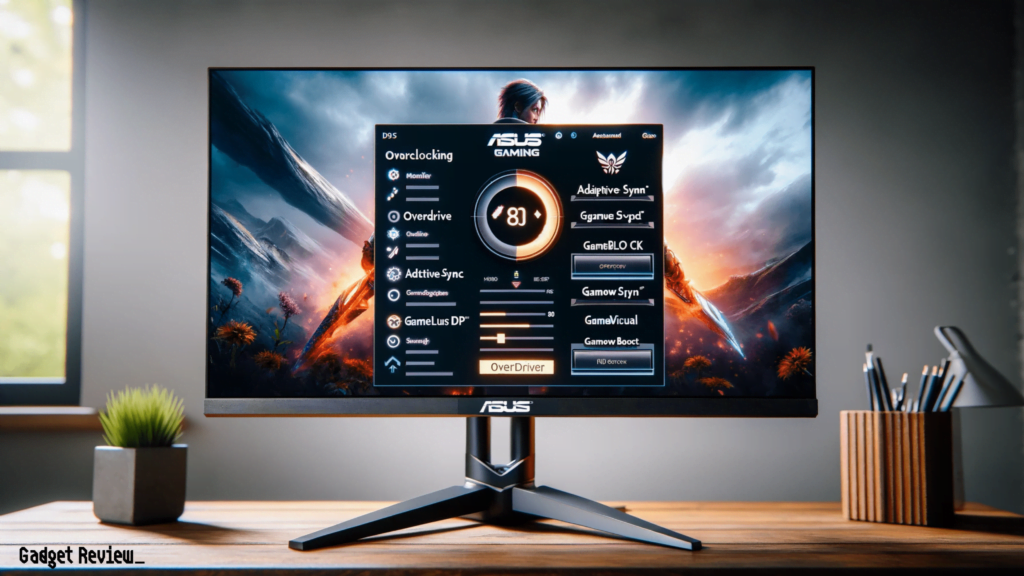 What exactly does overdrive refer to in relation to a gaming monitor