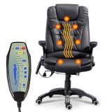 Windaze Massage Chair Office Swivel Executive Ergonomic Heated Vibrating Chair Review