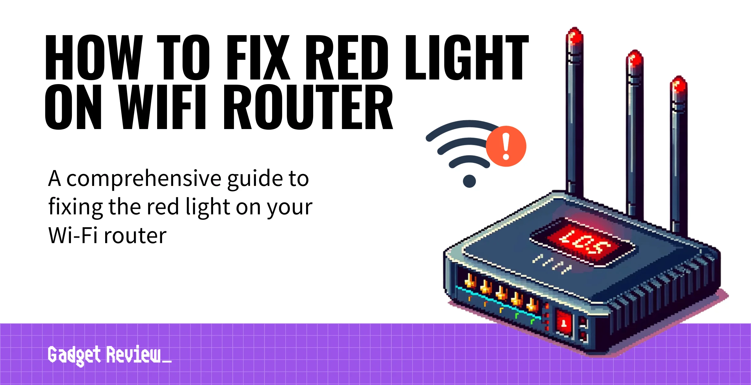 how to fix red light on wifi router guide
