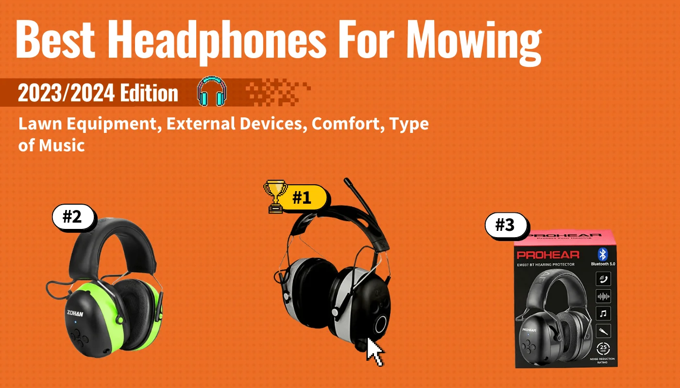 Best Headphones for Mowing