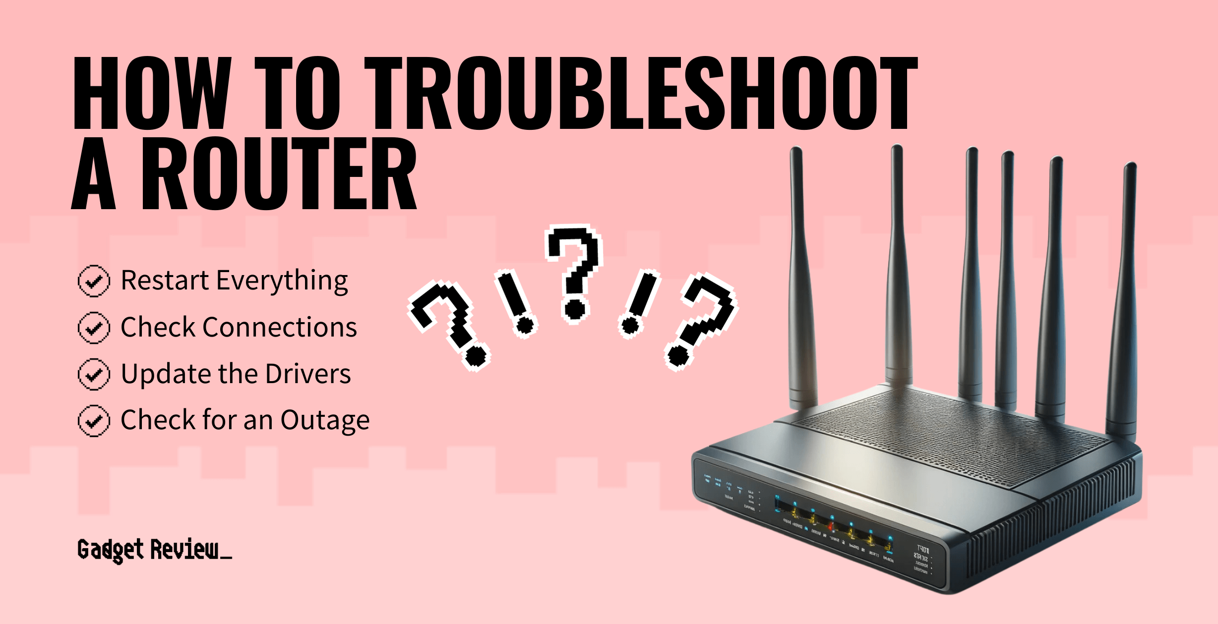 how to troubleshoot router guide