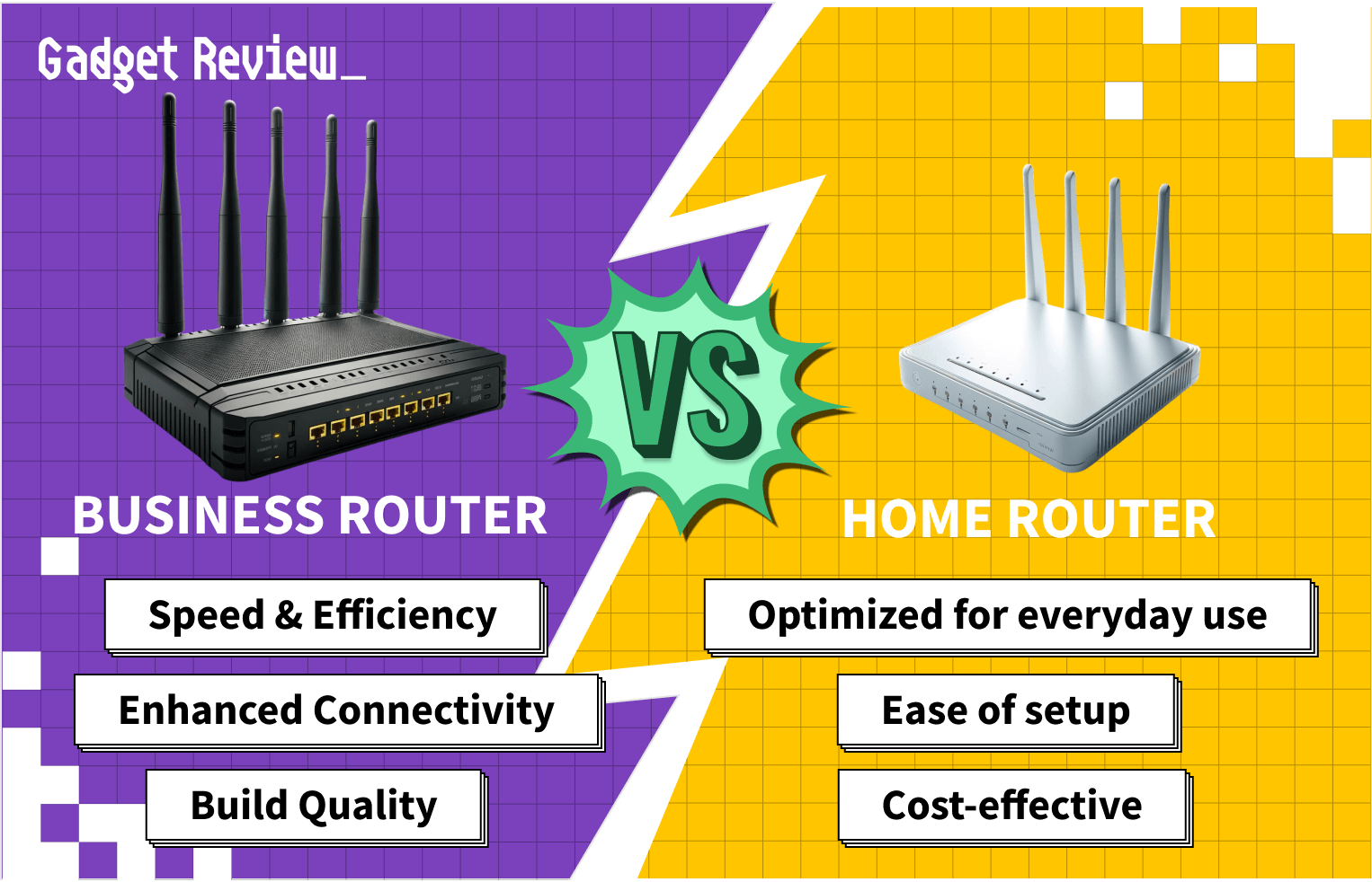 business router vs home router guide