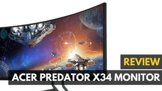 Review of the Acer Predator X34 Monitor.||Acer Predator X34 Monitor Review|||||||