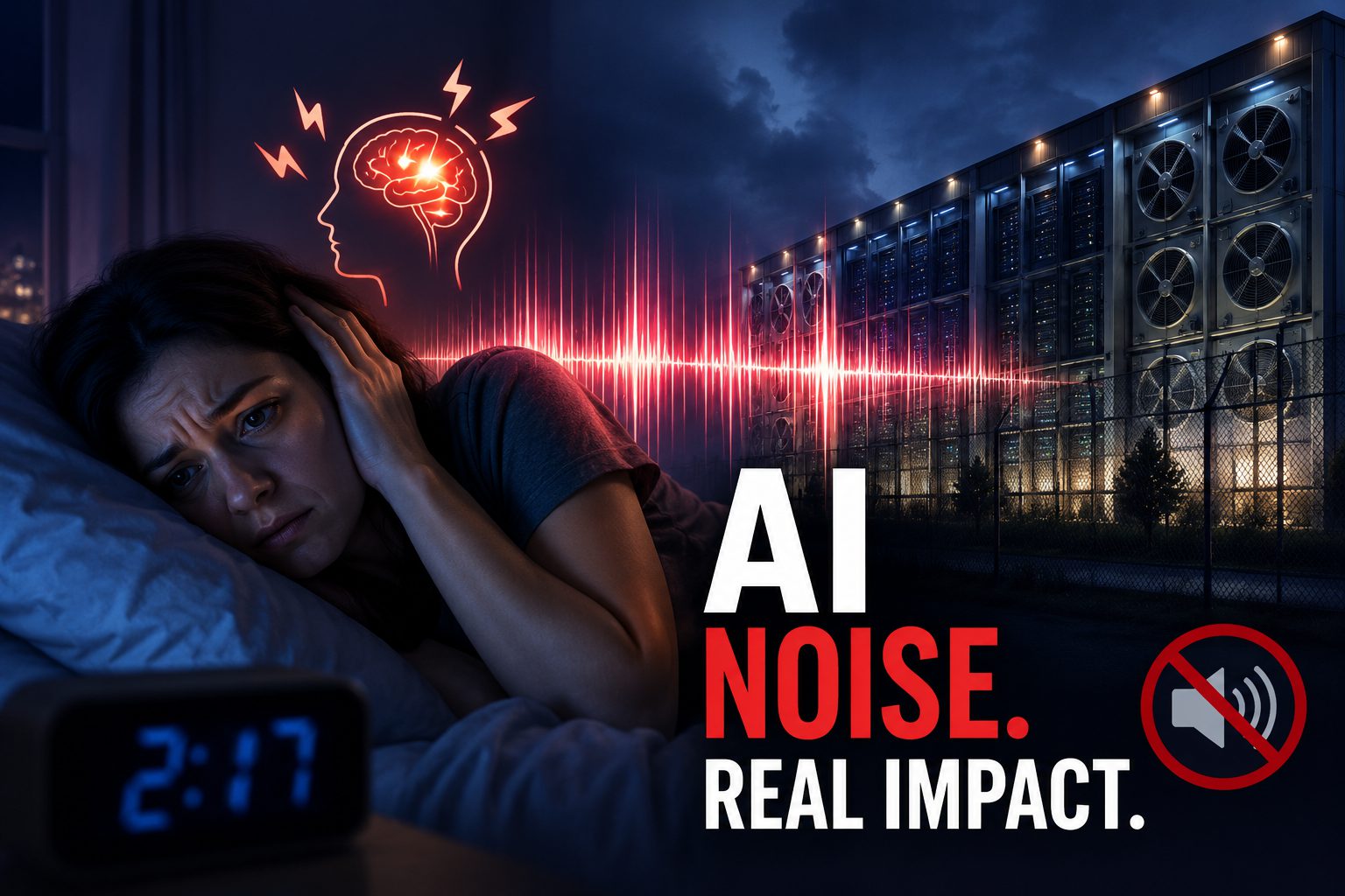 The Devastating Effects of AI Data Center Noise On The Human Body & Mind