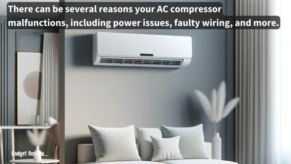 an AC in the living room