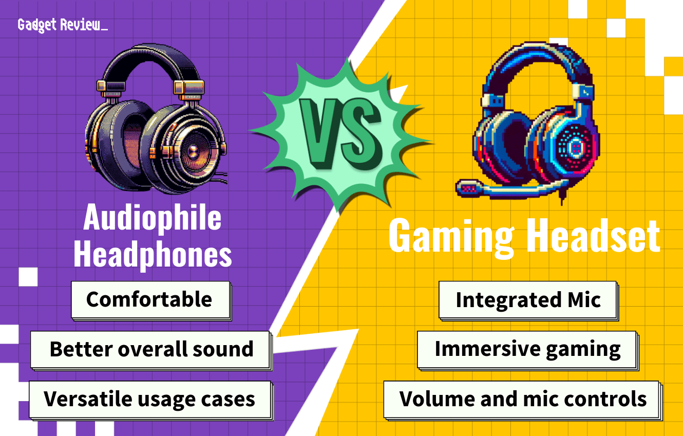 Audiophile Headphones vs Gaming Headset