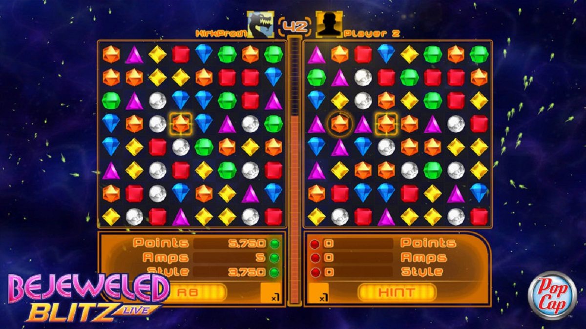 Best iPhone Puzzle Games Bejeweled Blitz