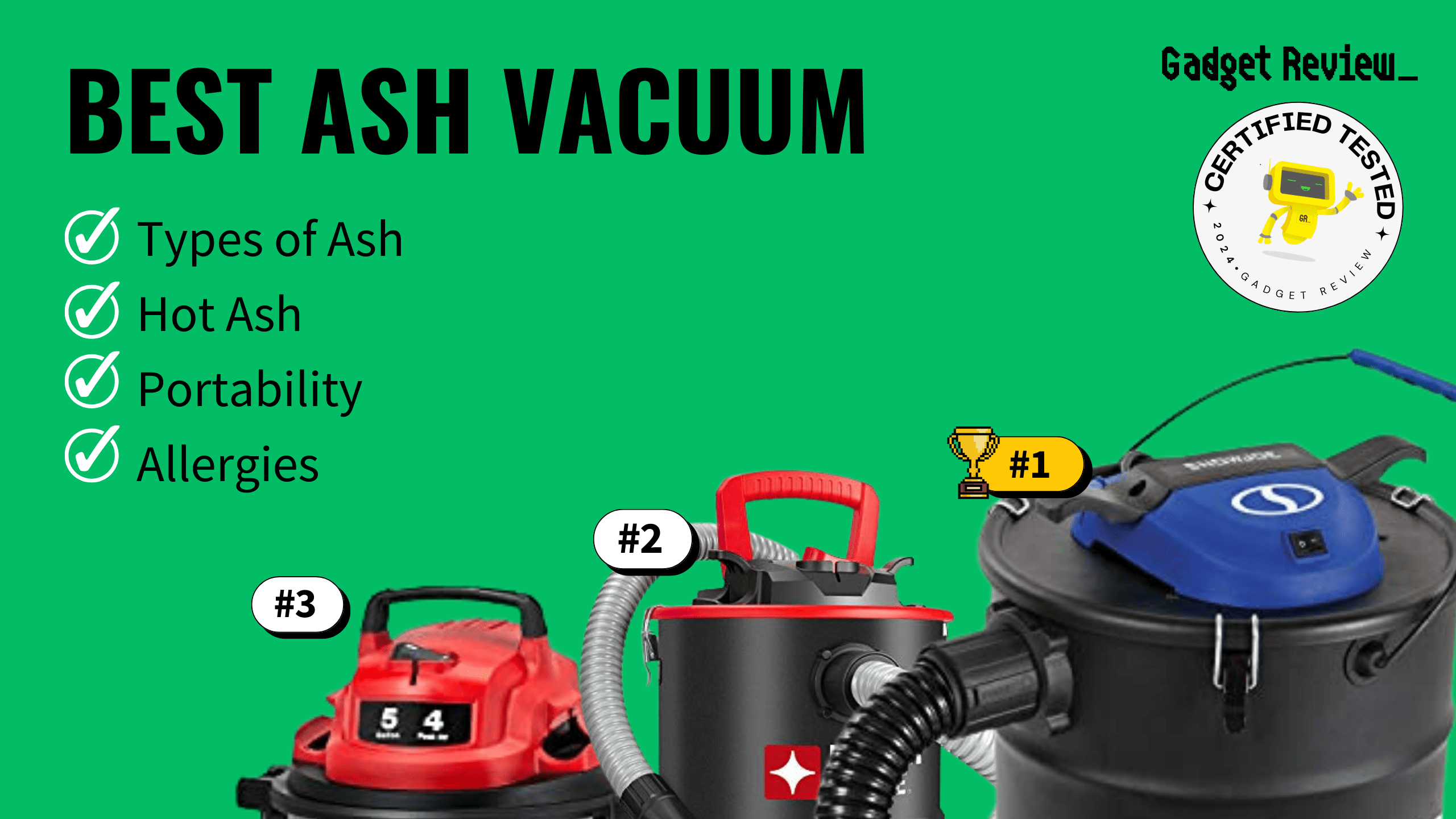best ash vacuum guide that shows the top best vacuum cleaner model