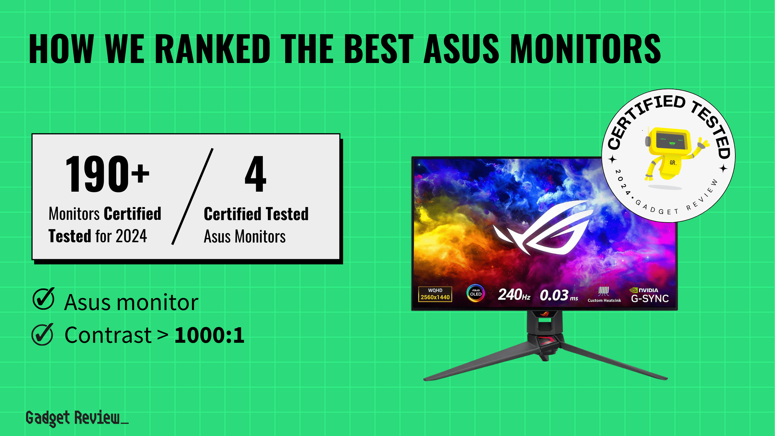 We Ranked The 4 Best Asus Monitors in 2024