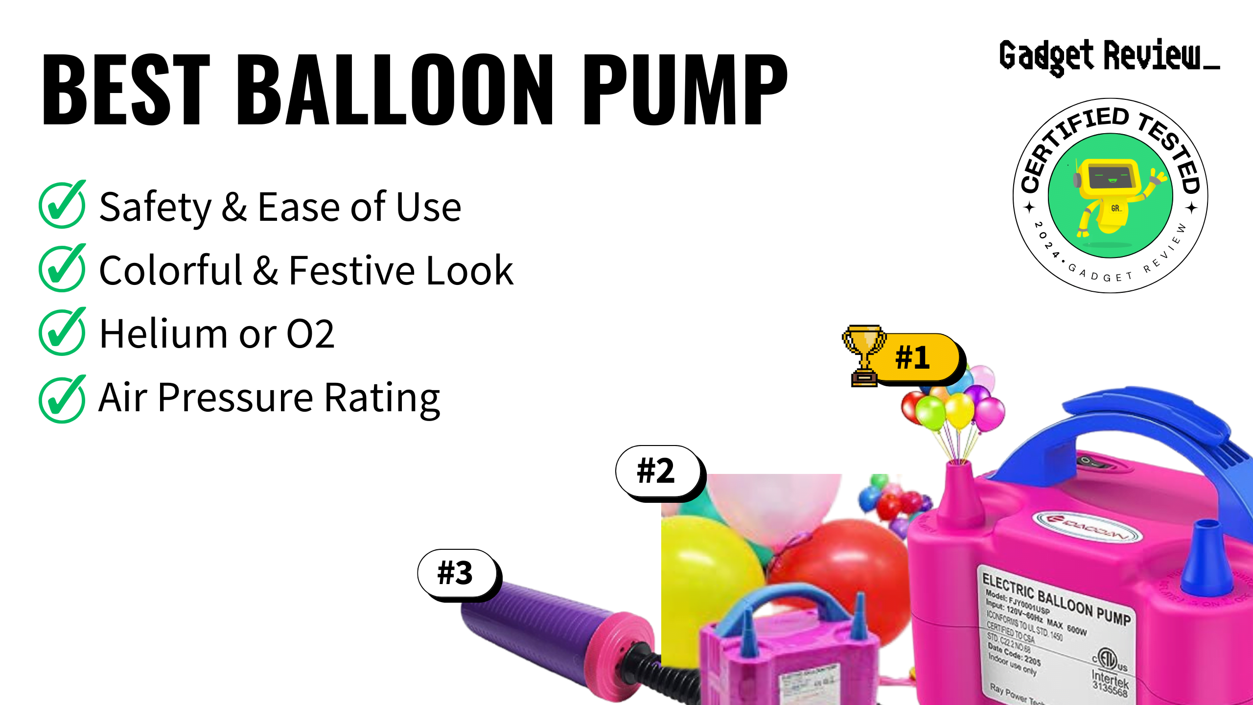 7 Best Balloon Air Pumps
