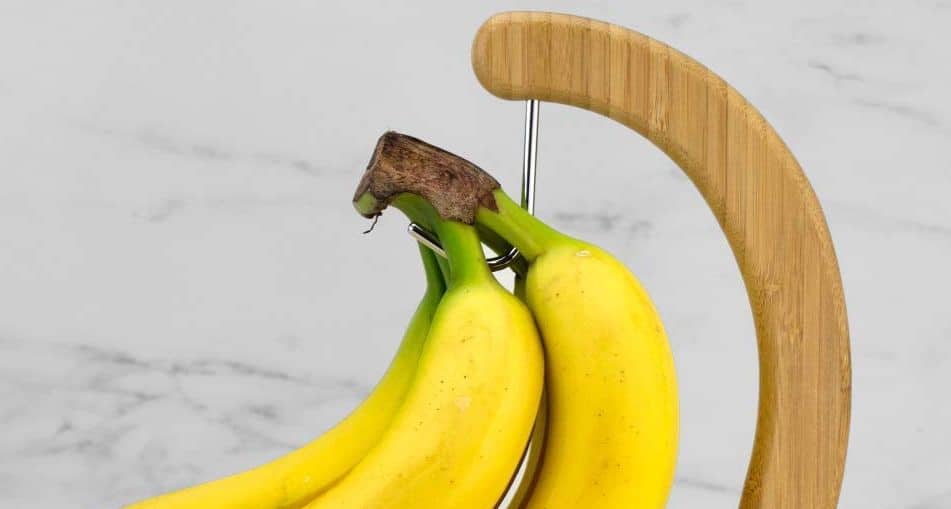 Gun Color X 1pc Keep Banana Fresh Under Cabinet Hook for Bananas or Other Kitchen Items Metal Banana Hanger 