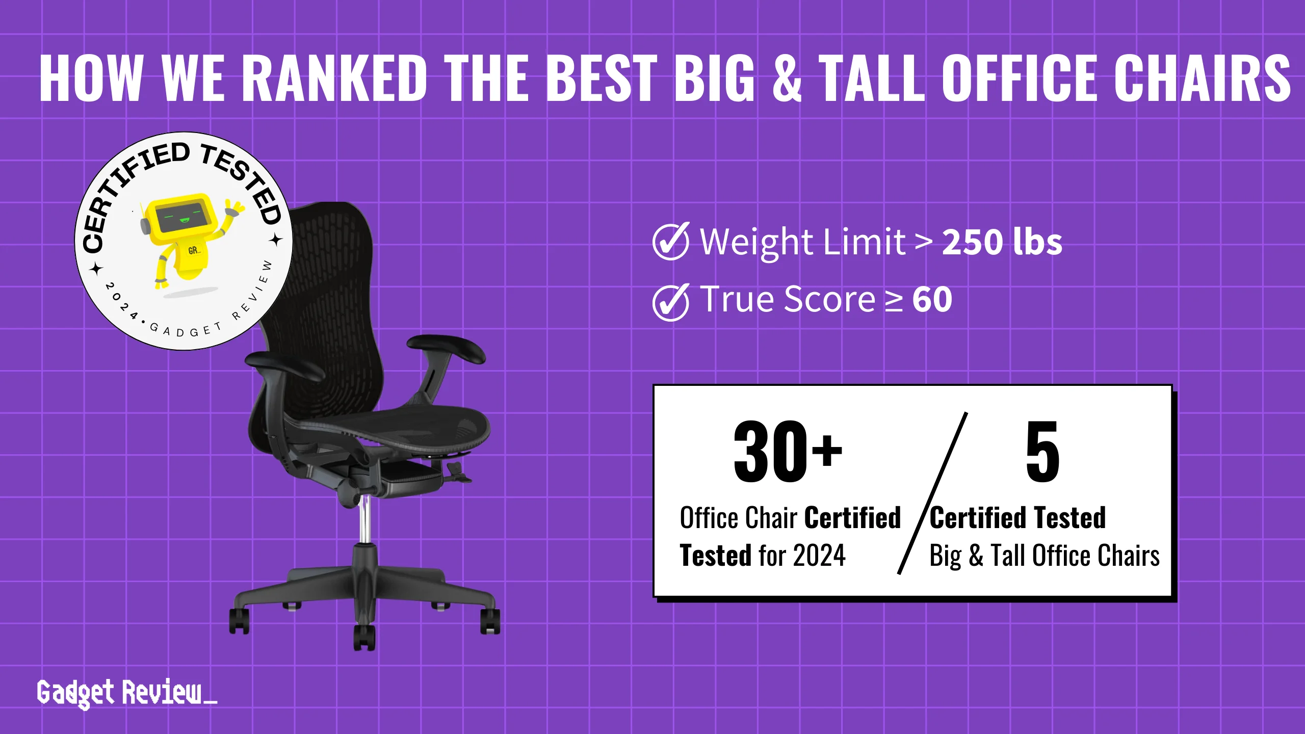 best big tall office chair guide that shows the top best office chair model