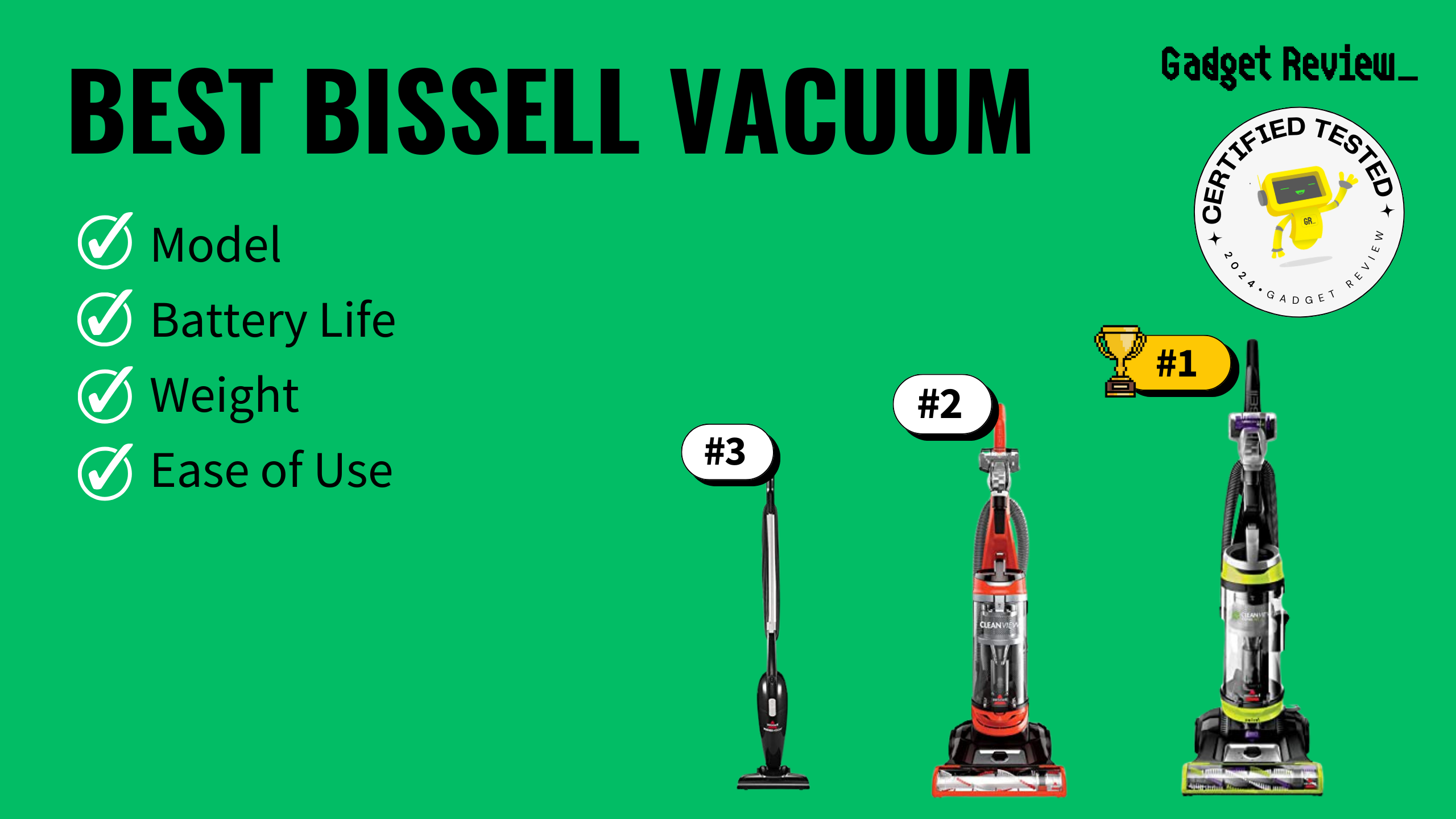 best bissell vacuum guide that shows the top best vacuum cleaner model