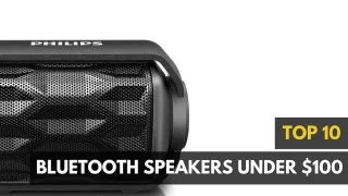 The top rated speakers under $100|Our top Bluetooth Speakers Under $100||Find the best portable Bluetooth speaker for under $100||||||||Motorola Roadster 2 Bluetooth Speaker for Under $100|TDK Life on Record Portable A33 Bluetooth Weatherproof Speaker|Oontz Angle Bluetooth Speaker|Logitech UE Roll|Ivation Acoustix Bluetooth Speaker|JBL Ultra Portable Bluetooth Speaker|Philips BT2200B:27 Bluetooth Speaker|Boom Waterproof Shower Speaker|Anker Portable Bluetooth Speaker