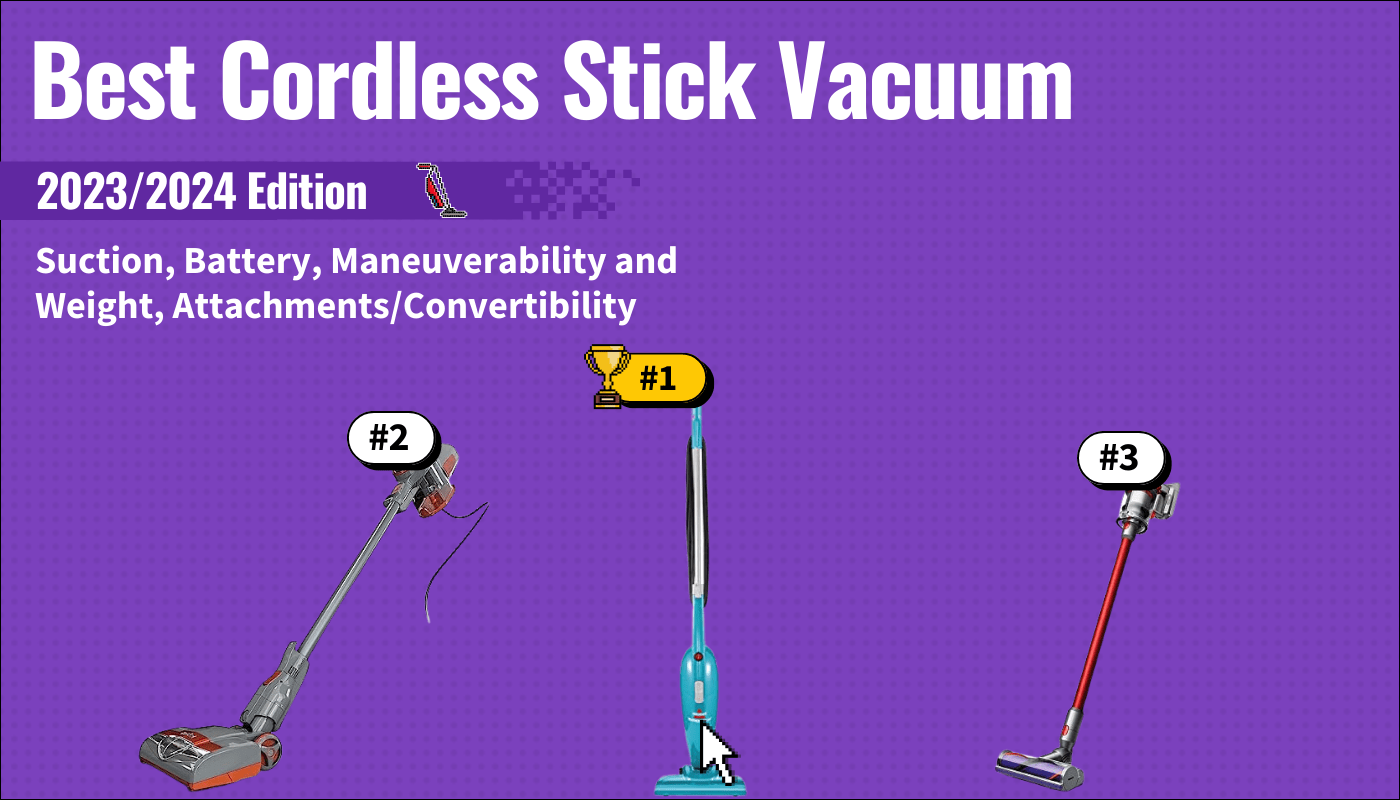 best cordless stick vacuum guide that shows the top best vacuum cleaner model