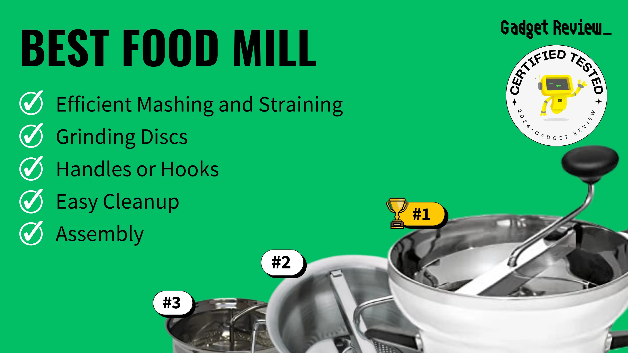best food mill guide that shows the top best kitchen product model