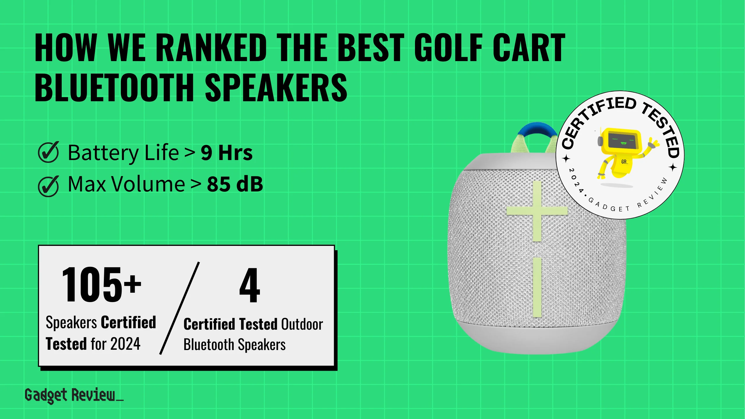 best golf cart bluetooth speakers guide that shows the top best bluetooth speaker model