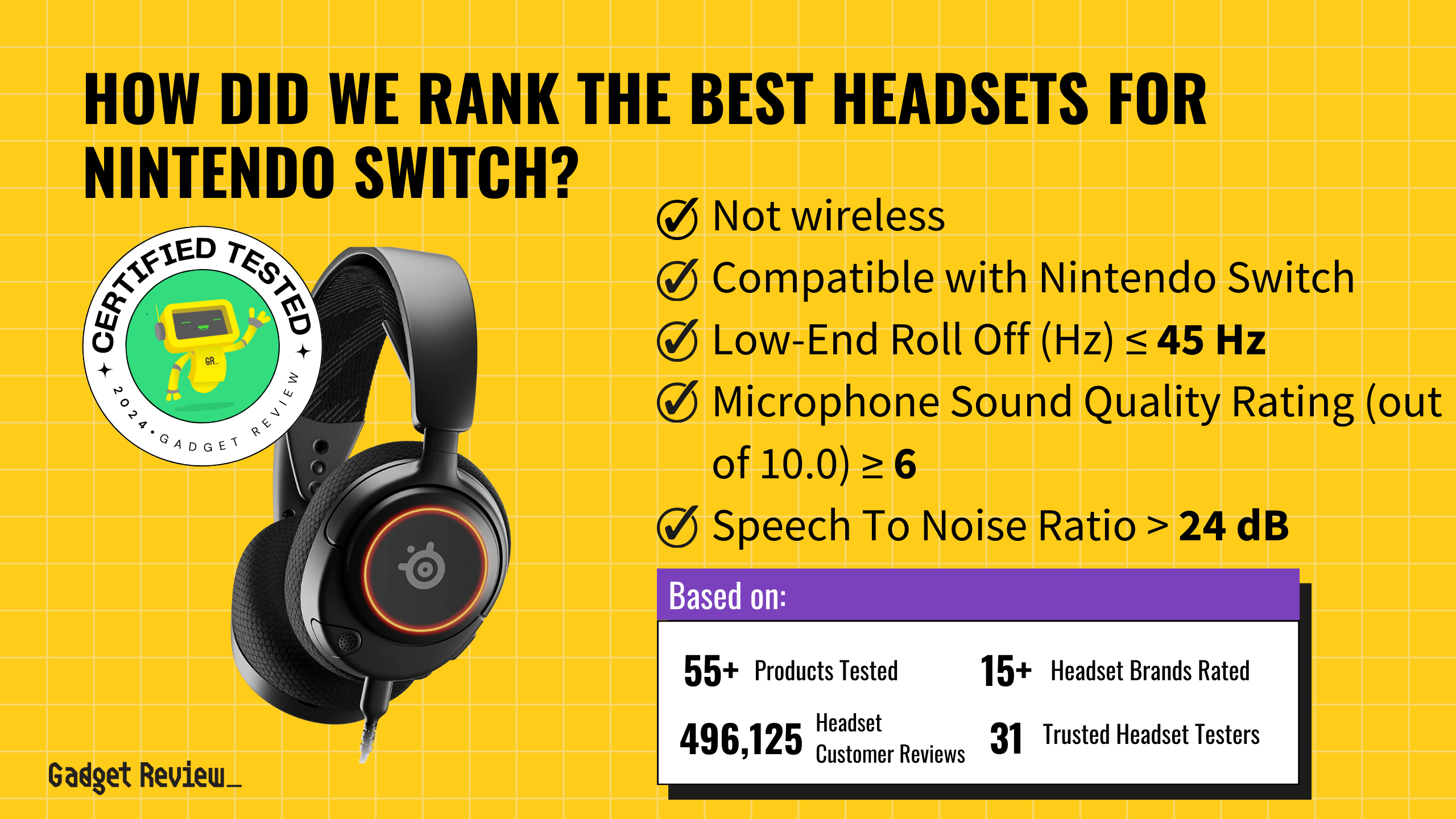 best headset for nintendo switch guide that shows the top best gaming headset model