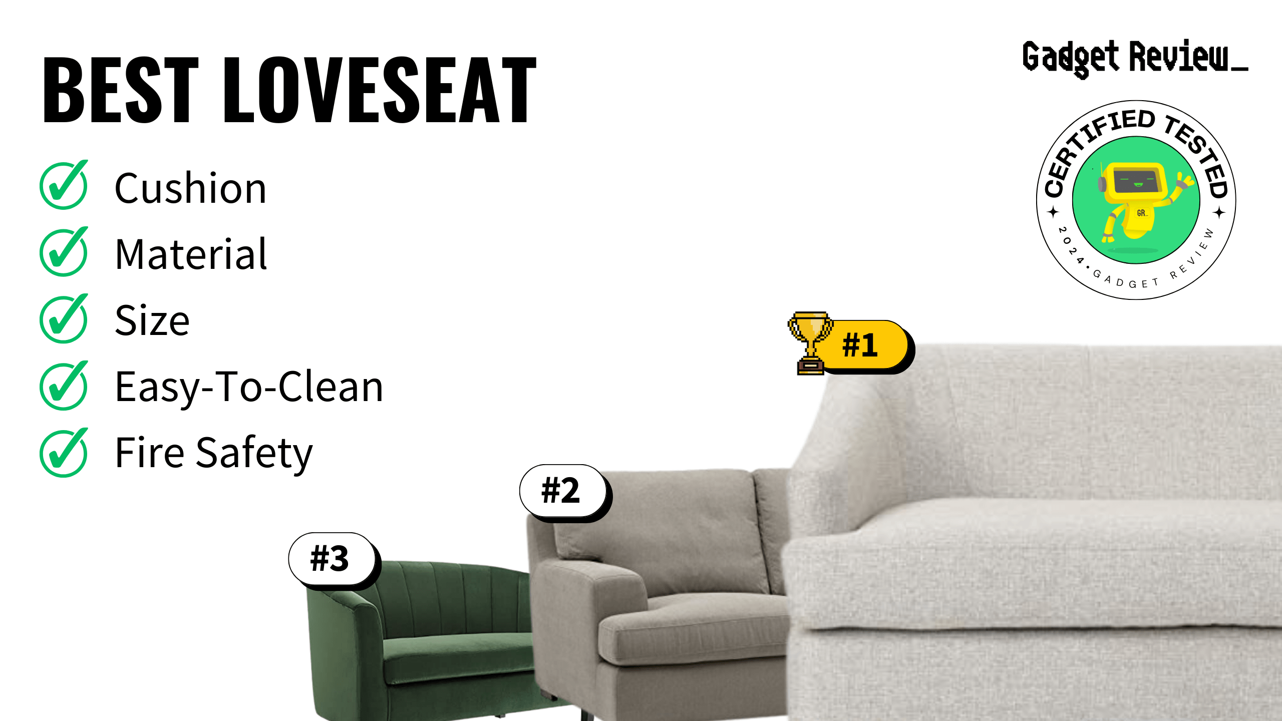 best loveseat guide that shows the top loveseat model