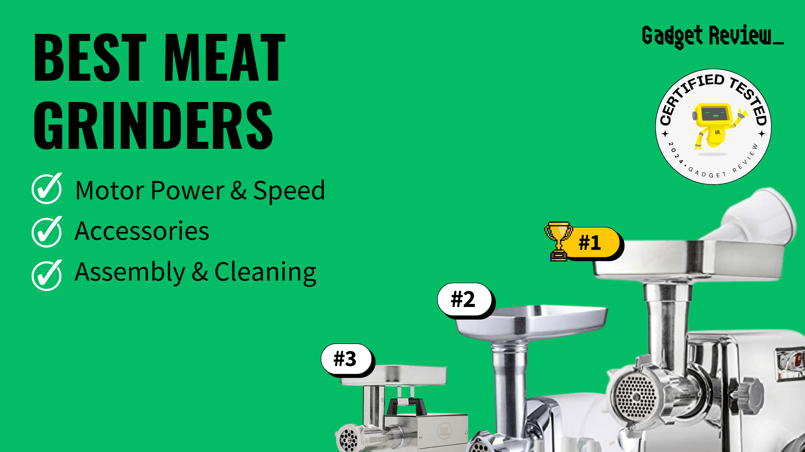 best meat grinders guide that shows the top best kitchen product model