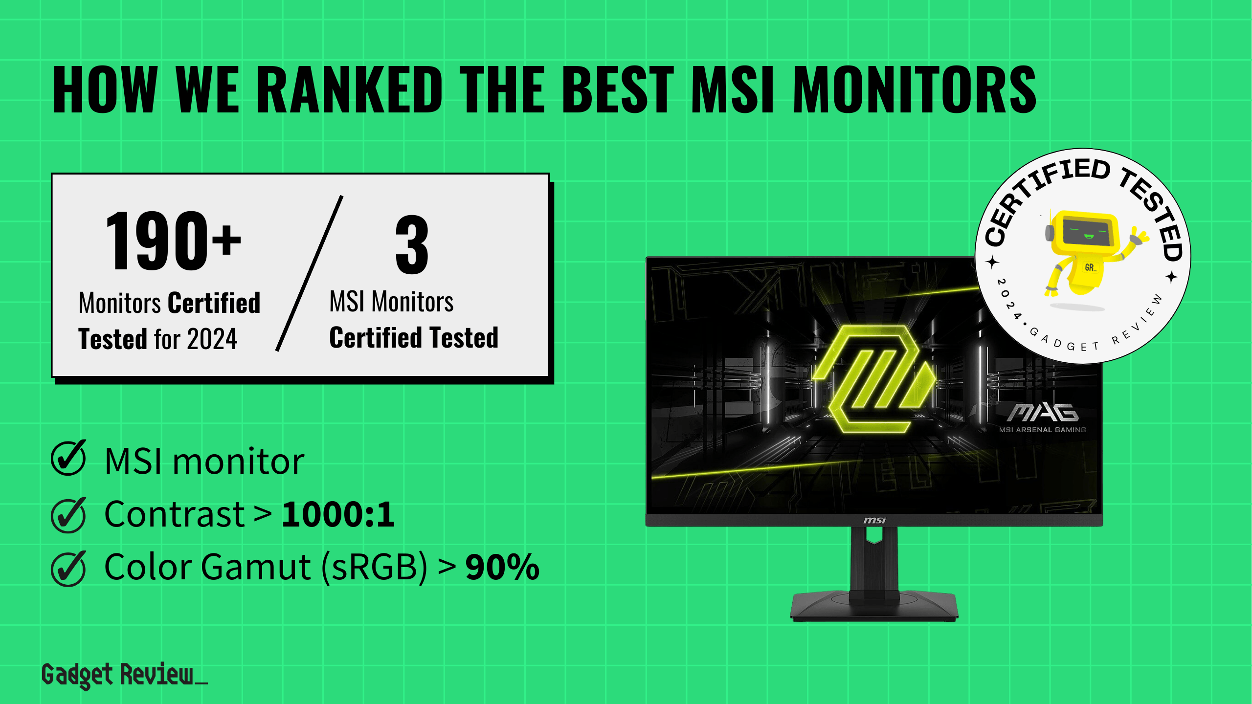 best msi monitor guide that shows the top best computer monitor model