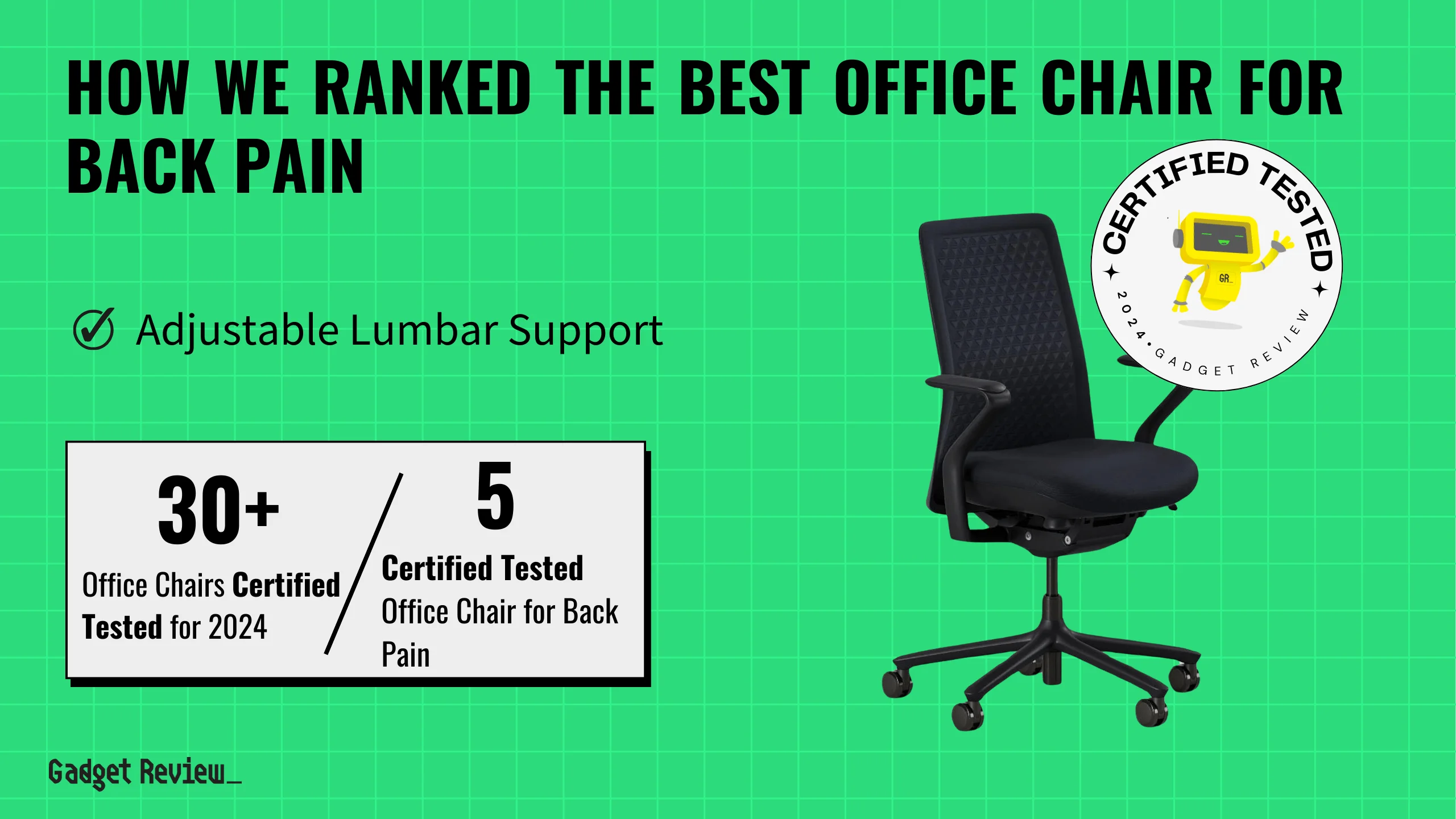 best office chair back pain guide that shows the top best office chair model