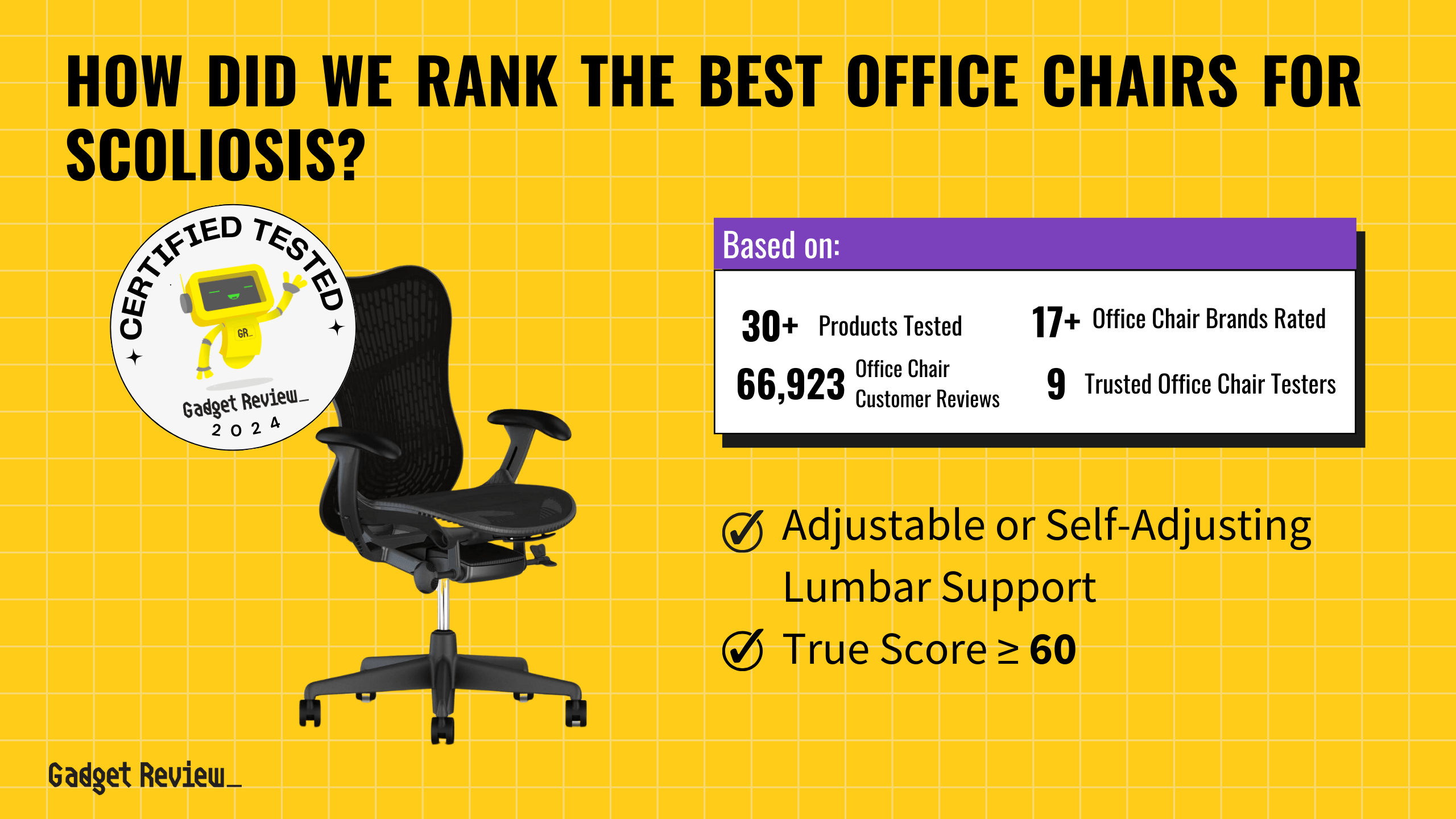 5 of the Best Office Chairs for Scoliosis in 2024
