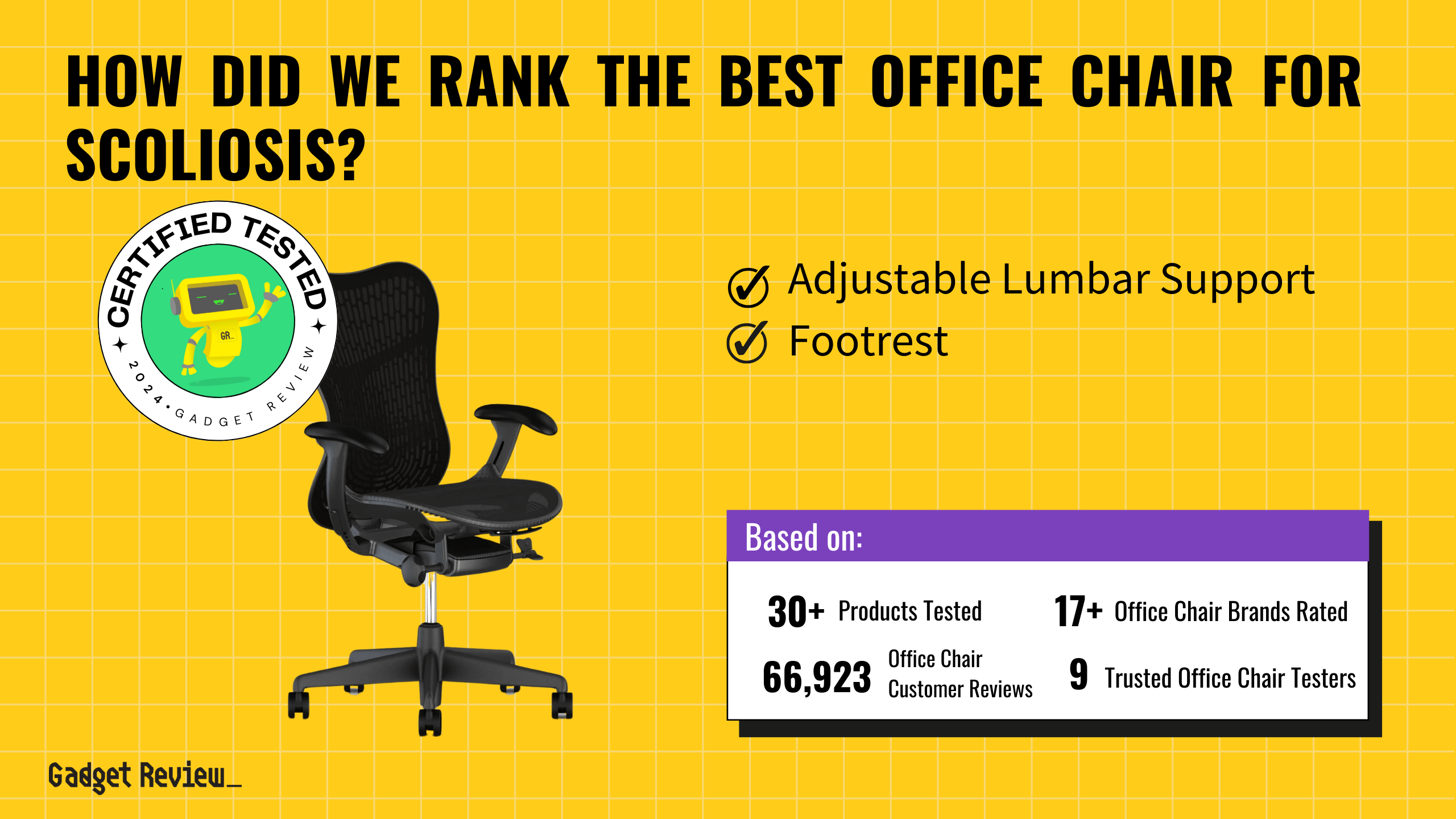 best office chair scoliosis guide that shows the top best office chair model