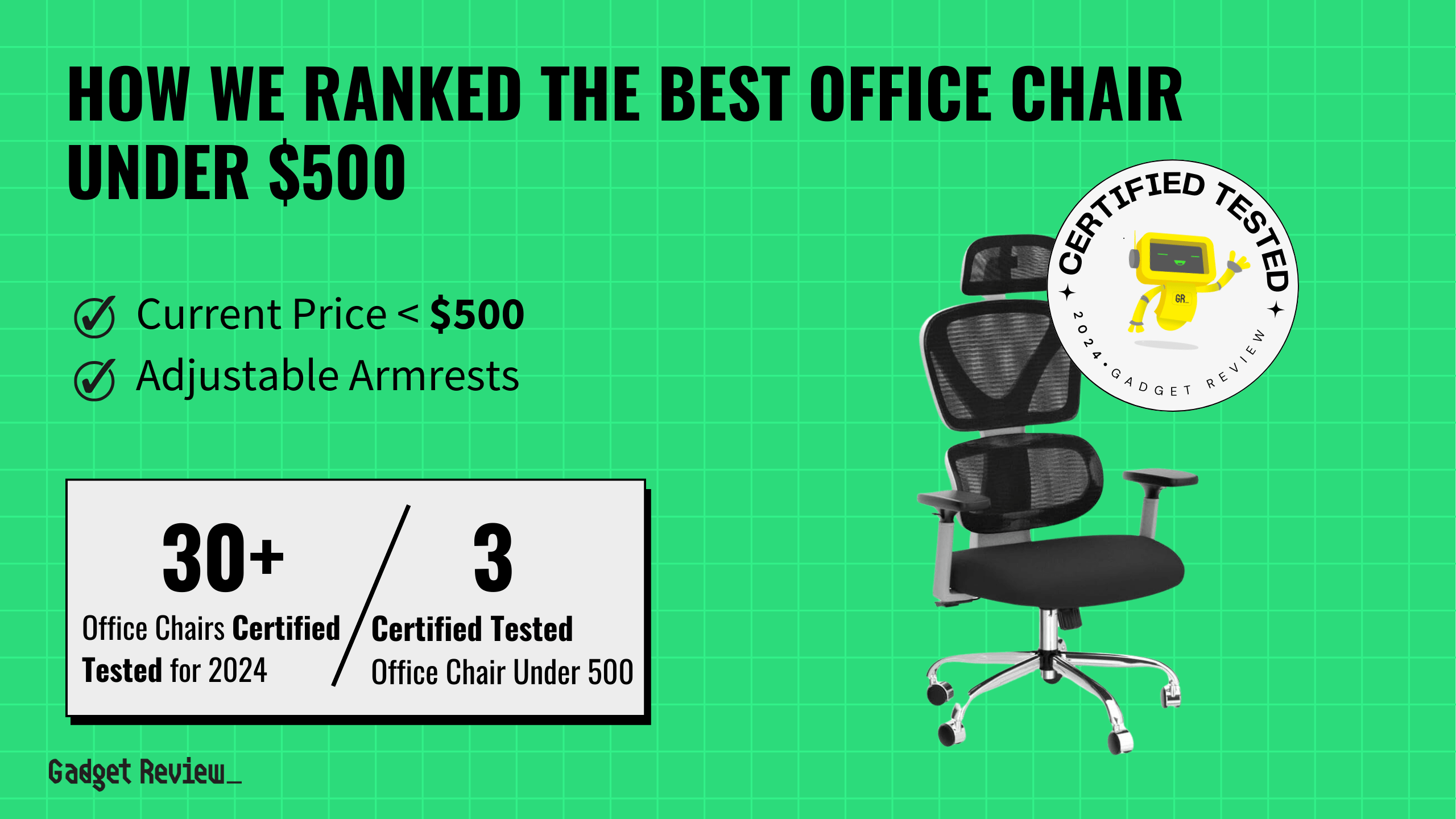 The 3 Best Office Chairs Under $500 in 2024
