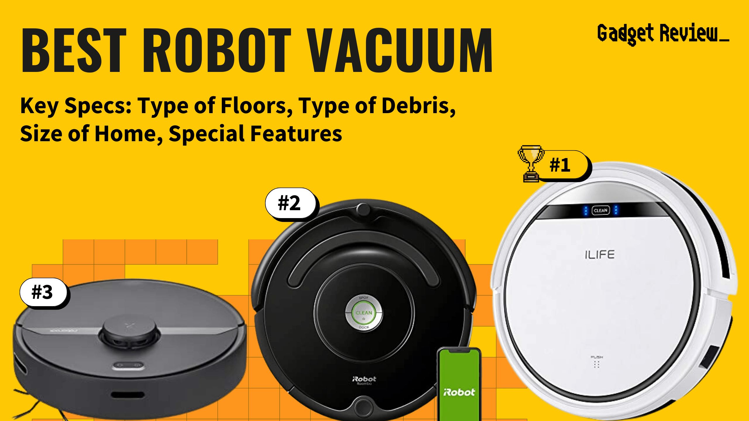 best robot vacuum guide that shows the top best vacuum cleaner model