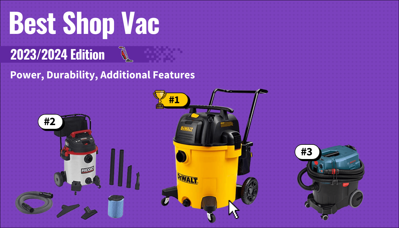 best shop vac guide that shows the top best vacuum cleaner model