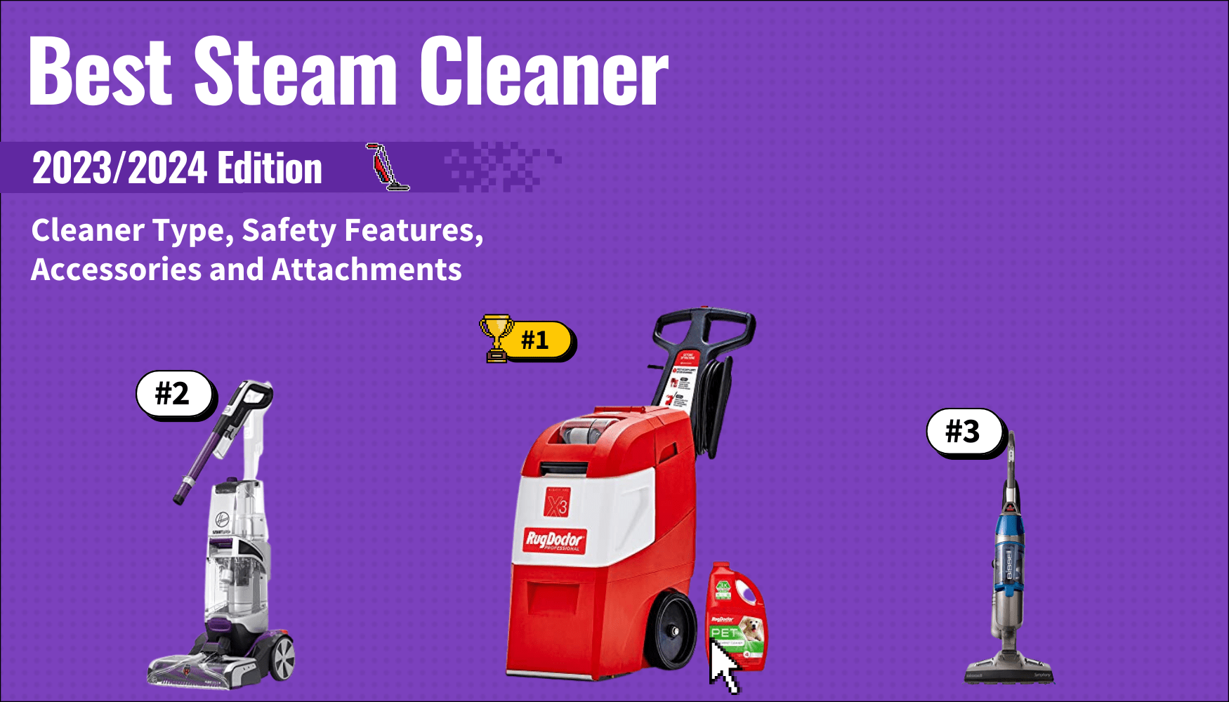best steam cleaner guide that shows the top best vacuum cleaner model