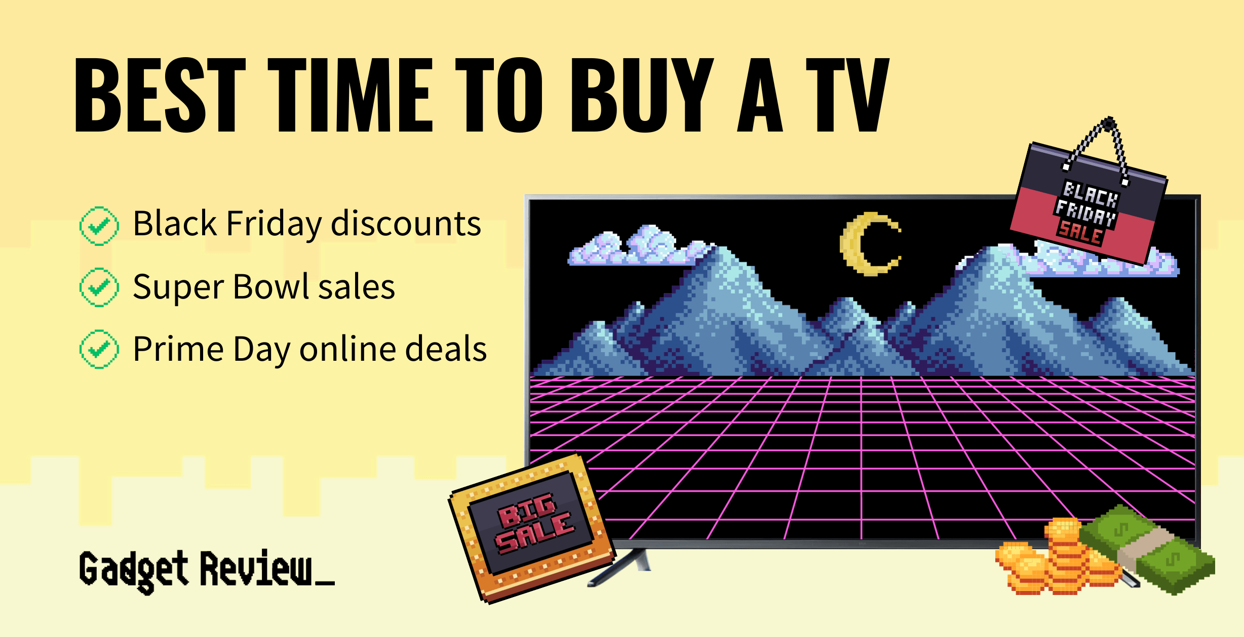 guide for the best time to buy a tv