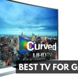 The 5 best tvs for gaming|A fast input lag time and strong all-around features make the Samsung UN55JU7500 a strong gaming TV.|The LG 55EG9600 makes use of OLED display technology