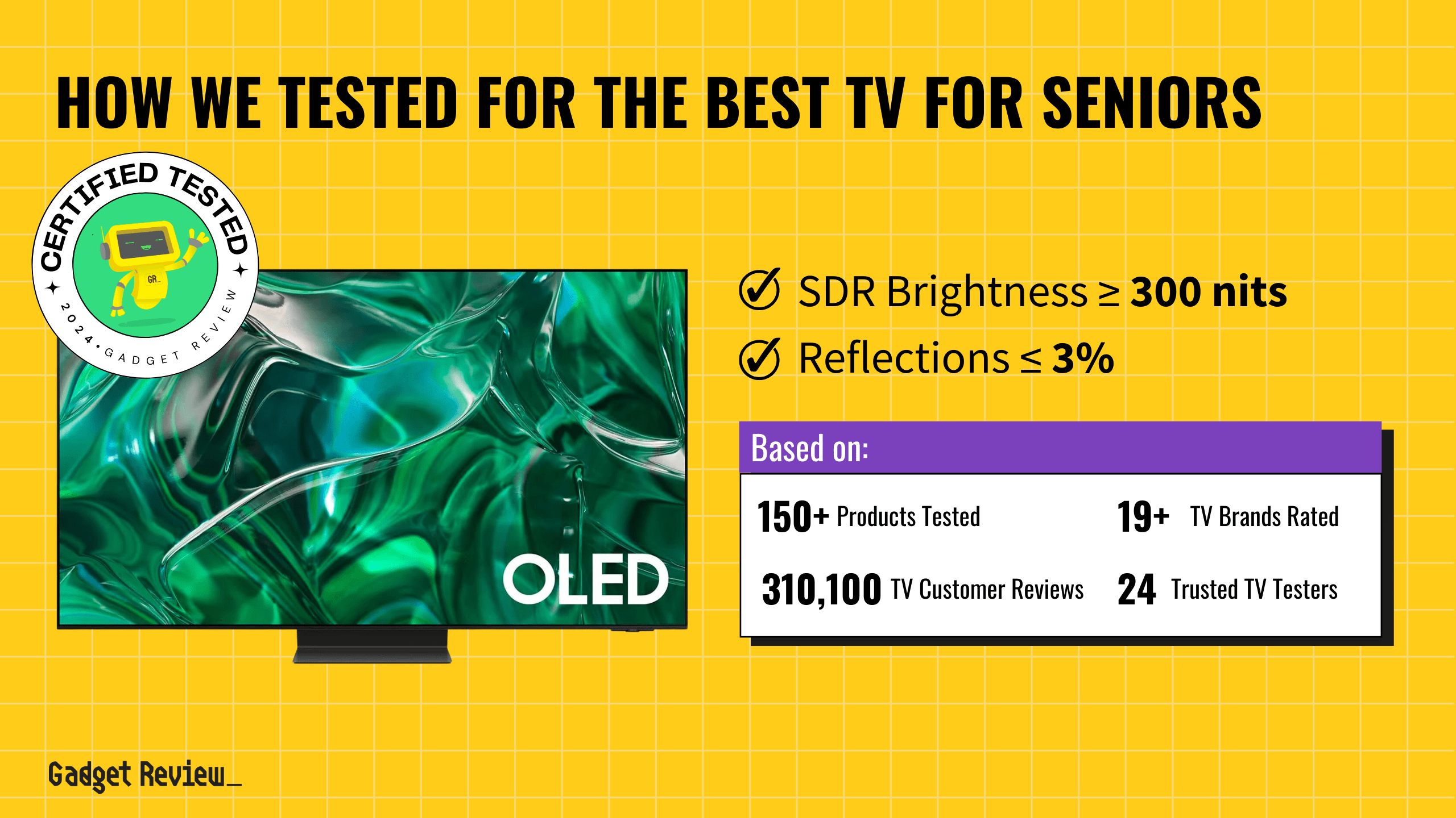 best tv seniors guide that shows the top best tv model