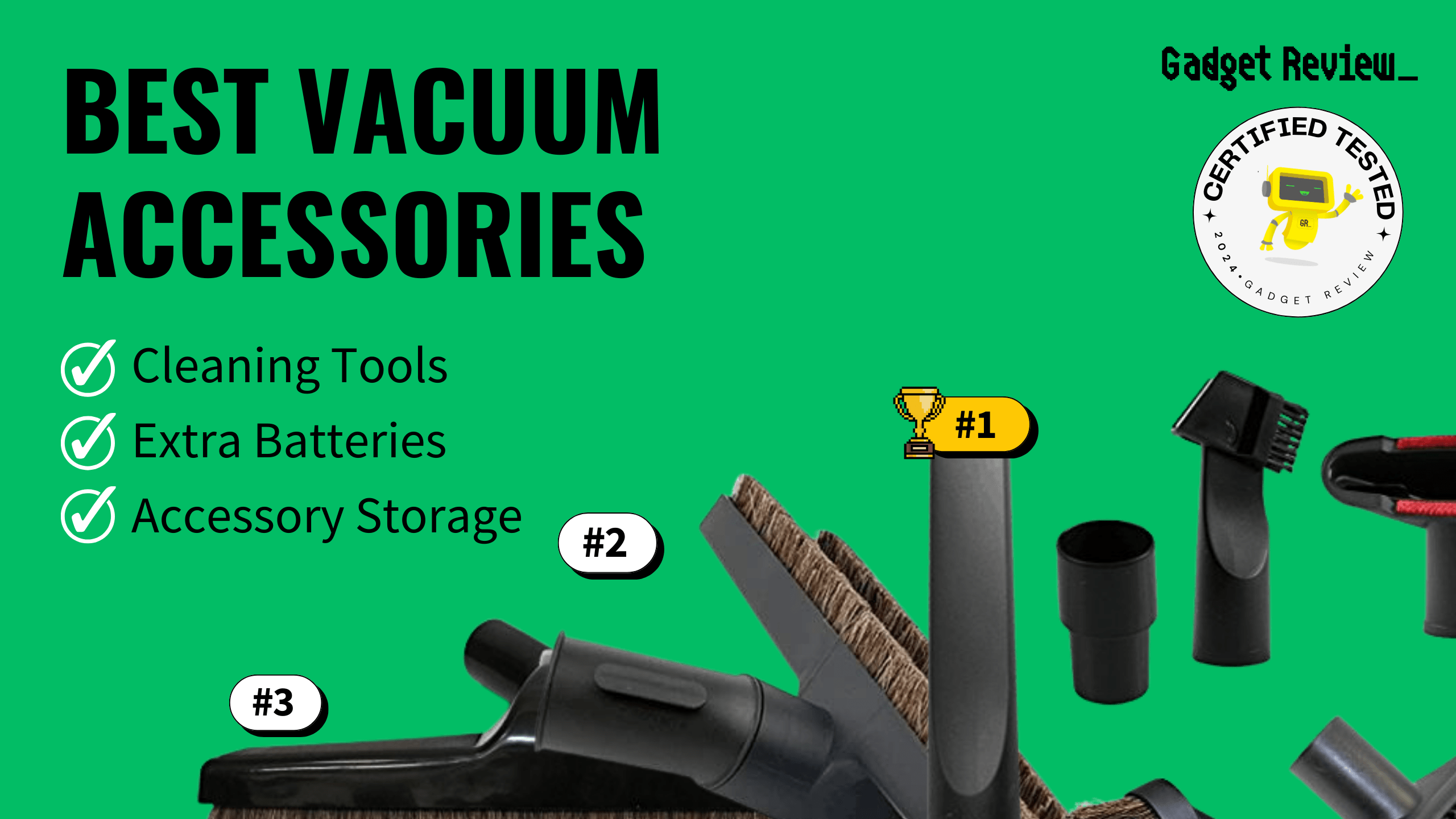 best vacuum accessories guide that shows the top best vacuum cleaner model