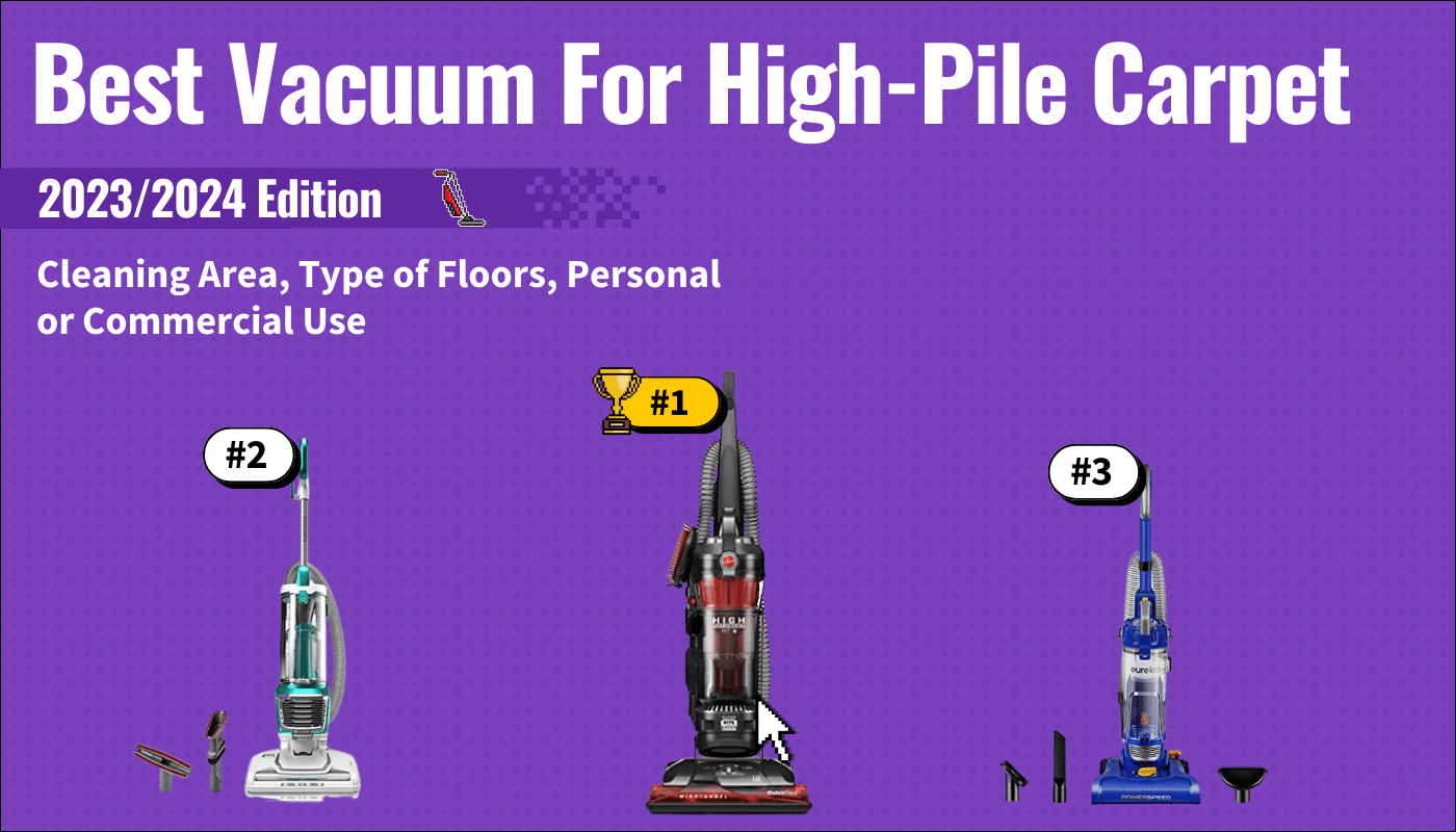 best vacuum for high pile carpet guide that shows the top best vacuum cleaner model