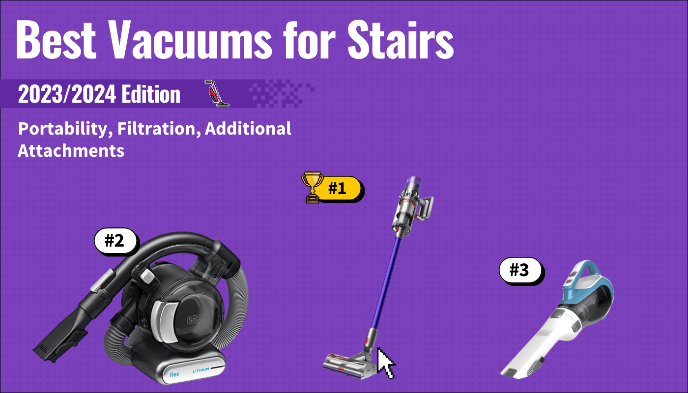 best vacuums for stairs guide that shows the top best vacuum cleaner model