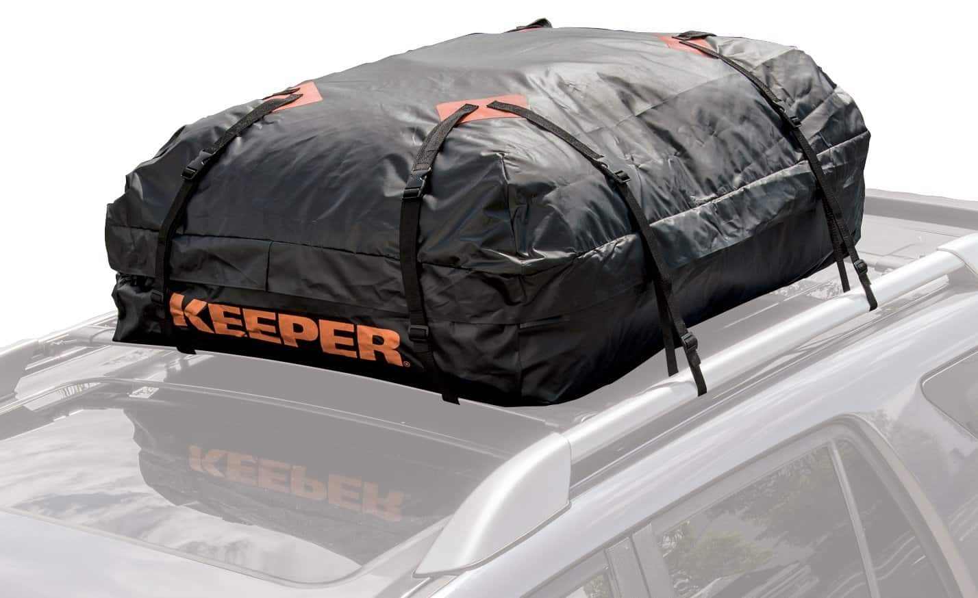 Cargo Roof Bag Fits All Cars Cross Bars or No Rack with Side Rails YOULERBU Rooftop Cargo Carrier Bag 16 Cubic Feet Car Roof Top Carrier Bag with Car Roof Protective Mat and Lock 