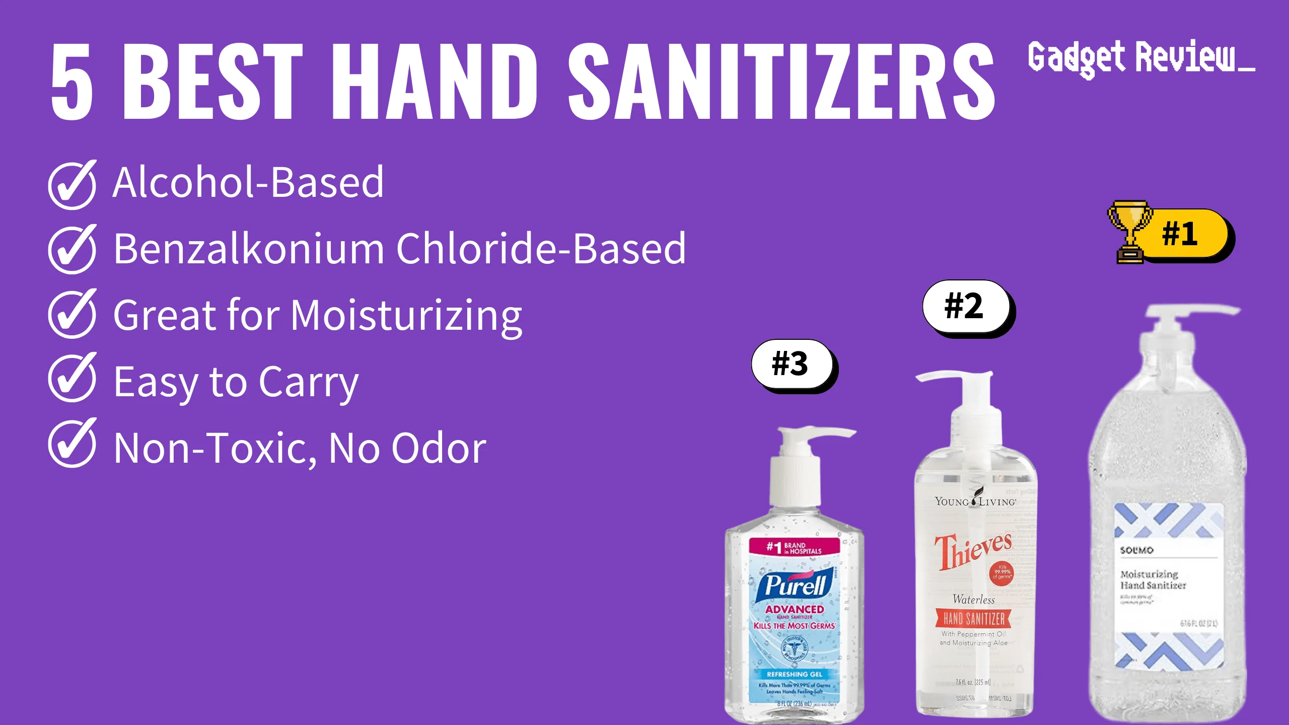 5 Best Hand Sanitizers