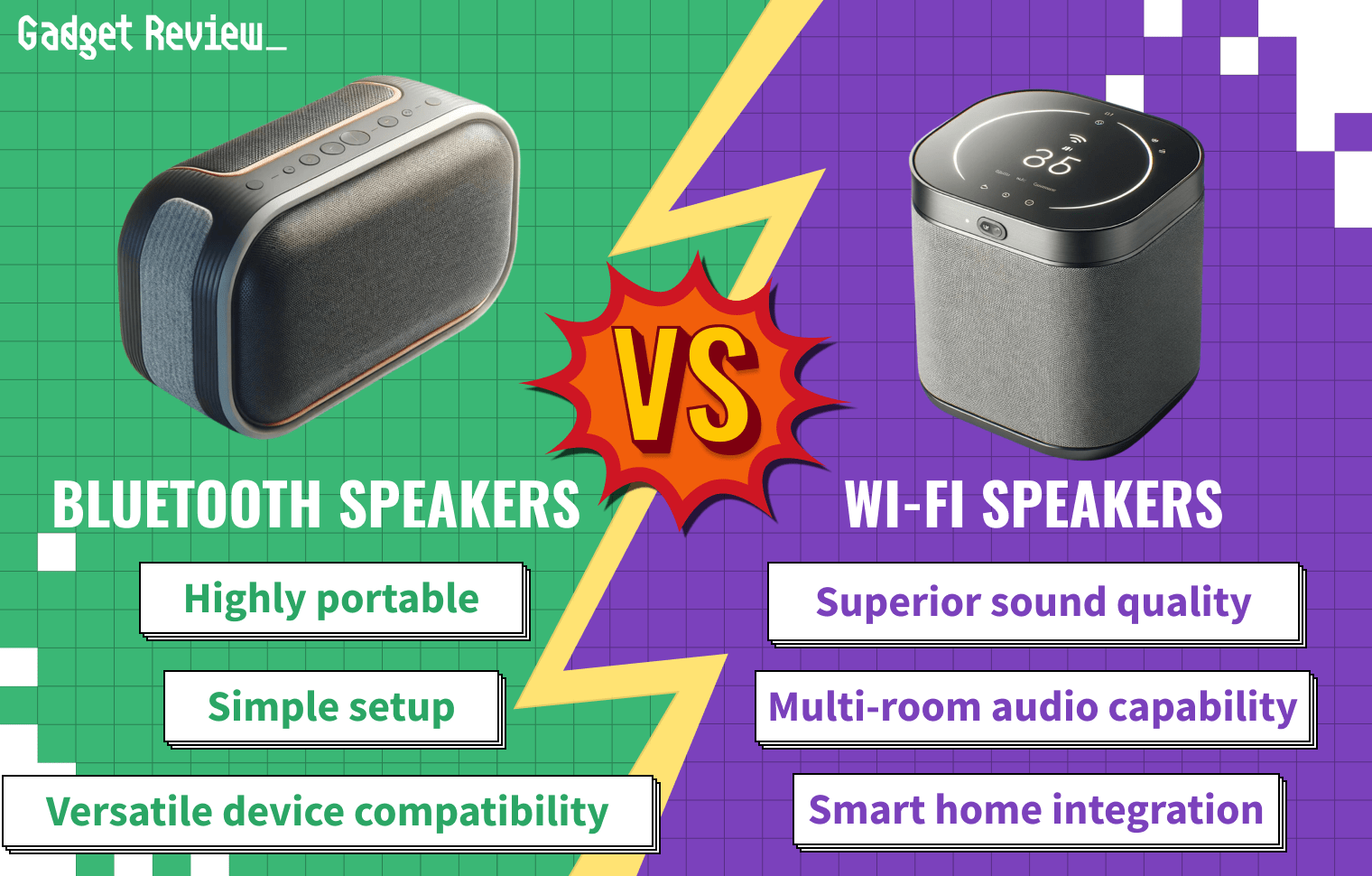Bluetooth vs Wi-Fi Speakers
